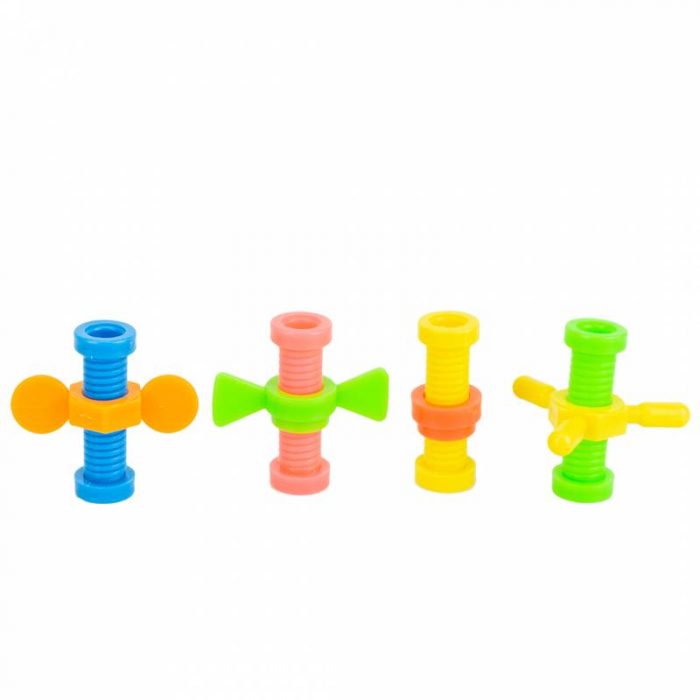 Tornillos y tuercas forrajeo de loros