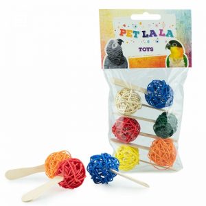 Bolas de ratán para loros de loropets