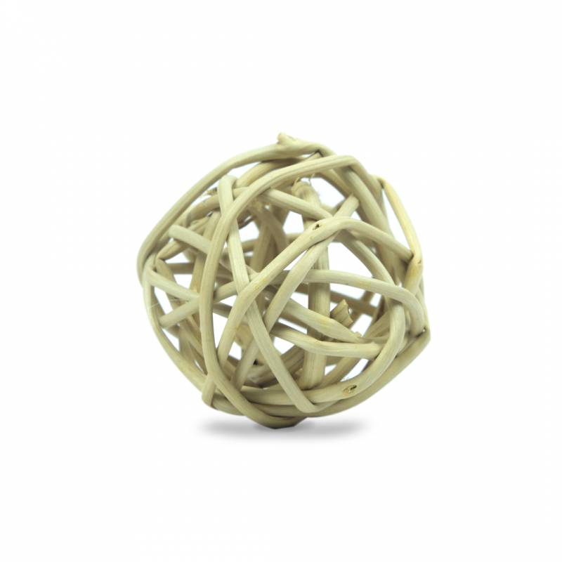 Bolas de ratán naturales para loros