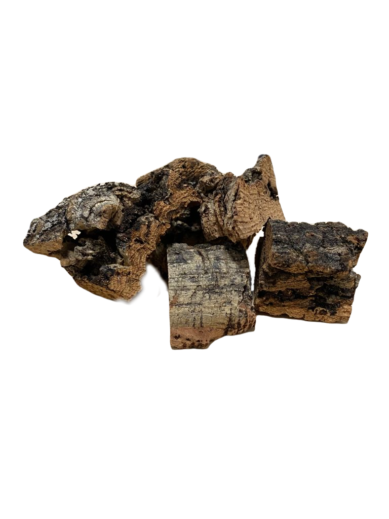 Pieza de corteza alcornoque para loros