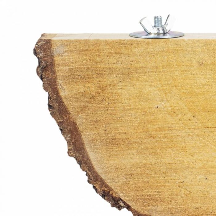 Percha plataforma natural para loros