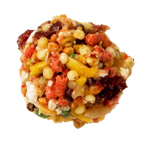 Detalle de snacks para ninfas y aves medianas