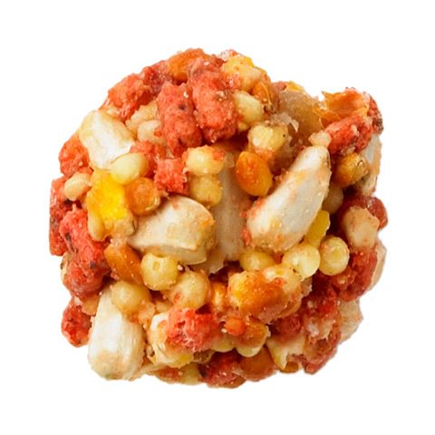 Detalle de snack para loros, ninfas y aves medianas