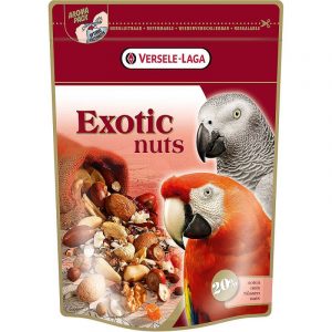Mezcla de cereales, frutas y nueces para loros