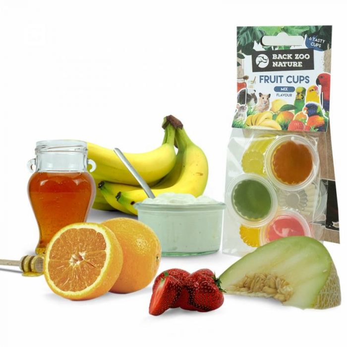 Gelatinas de sabores para loros y todo tipo de aves