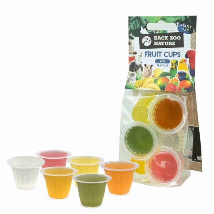 Gelatinas de sabores surtidos para loros