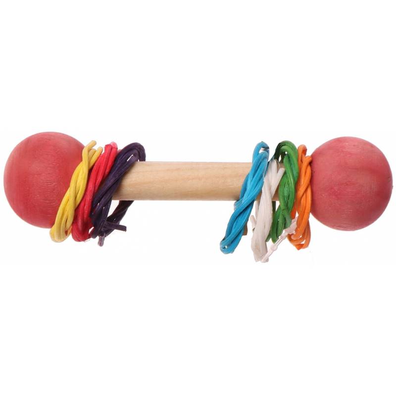 Juguete pesa con anillos de ratán