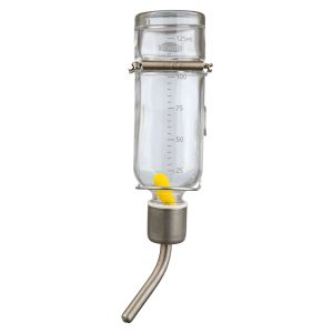 Bebedero cristal para loros