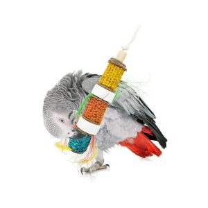 Juguete natural para loros