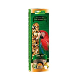 Caja de barritas naturales para loros grandes