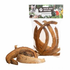 Tiras de corteza de coco natural para loros